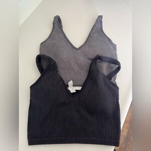90 Degree Seamless Alamo Bras (Black and Gray)